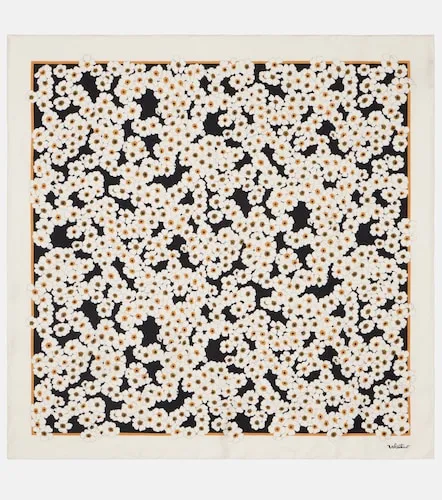Valentino Floral silk scarf - Valentino - Modalova