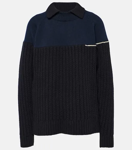 Double-collar wool sweater - Victoria Beckham - Modalova