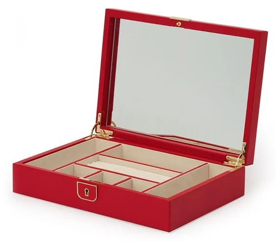 Palermo Red Medium Flat Box Jewellery - WOLF - Modalova
